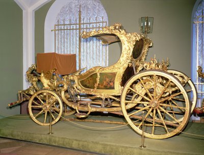 Gondola carriage of Empress Catherine II by English School
